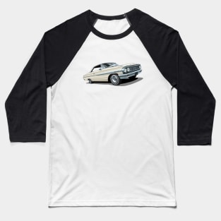 1964 Ford Galaxie 500 in wimbledon white Baseball T-Shirt